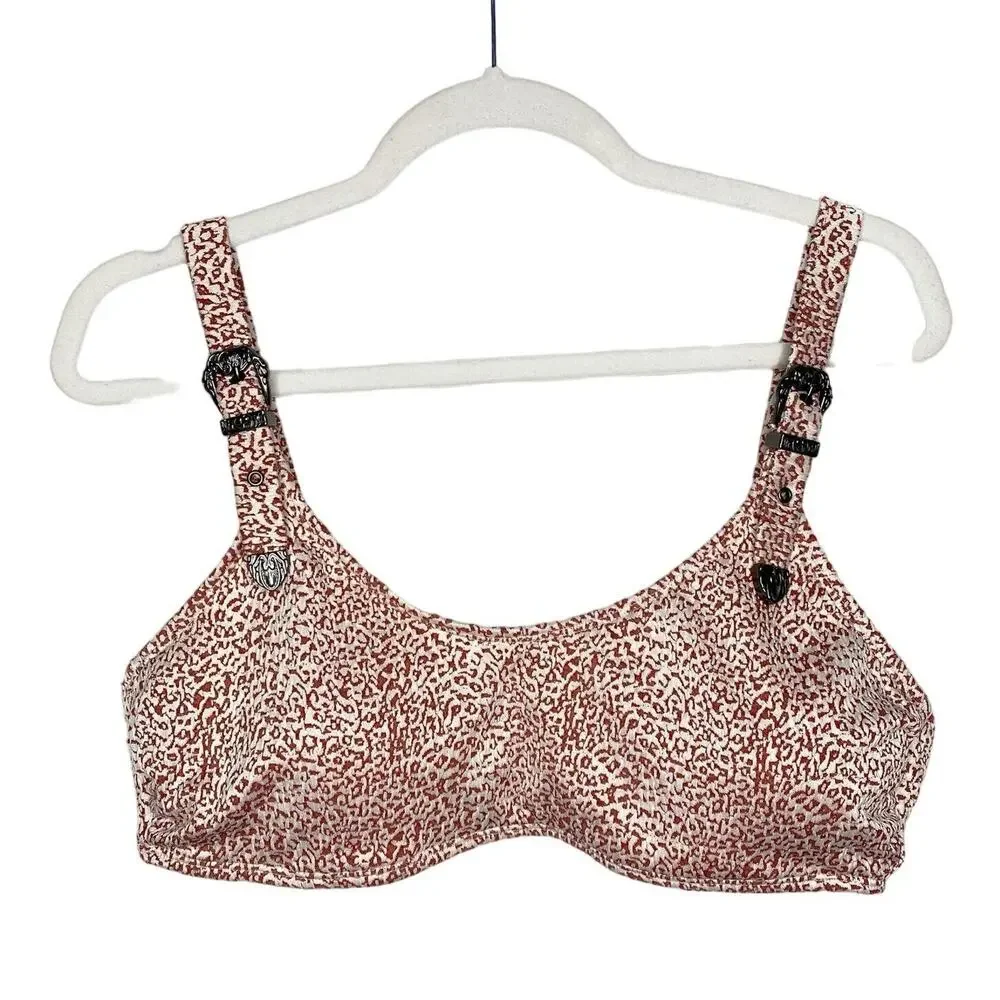 Xhilaration Target Animal Print Padded Bikini Top Size XL Beach Cheetah Resort